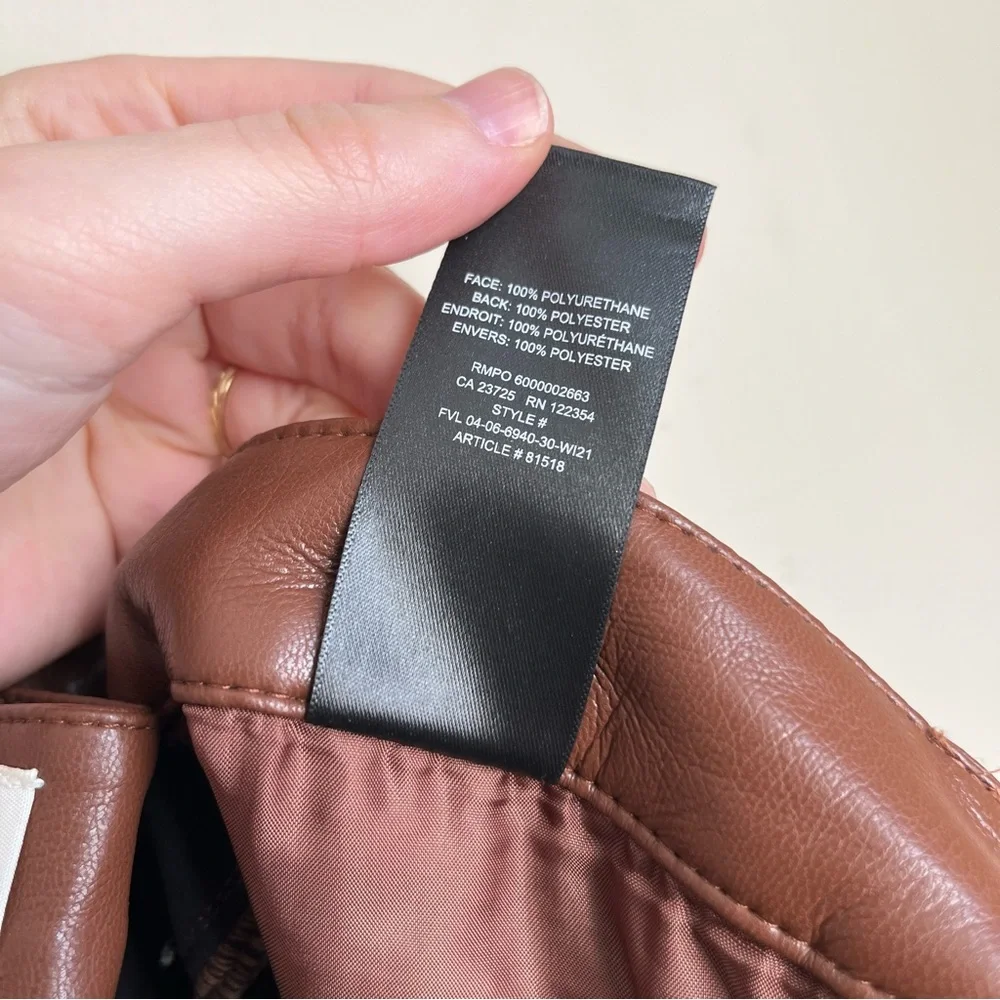 aritzia wilfred melina vegan leather pants - Picture 7 of 12